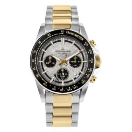 Jacques Lemans 50-10E Men's Watch Solar Chronograph Eco Power Two Tone LE