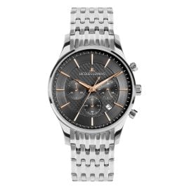 Jacques Lemans 1-2228I Men´s Watch Chronograph London Anthracite