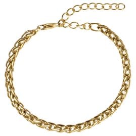 Jacques Lemans S-B277B Damen-Armband Edelstahl Goldfarben