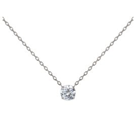 Jacques Lemans S-C261A Damen-Halskette mit Zirkonia-Anhänger