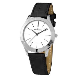 Jacques Lemans 1-1840ZD Damen-Armbanduhr mit Lederband