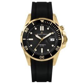 Jacques Lemans 1-2170F Men's Watch Hybromatic Black/Gold Tone
