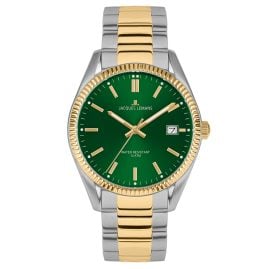 Jacques Lemans 50-3K Herren-Armbanduhr Bicolor/Grün