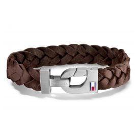 Tommy Hilfiger Stainless Steel Bracelets • uhrcenter TOMMY HILFIGER 2790082 Men's Leather Bracelet Casual Core