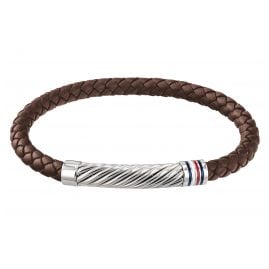 Tommy Hilfiger 2790078 Herren Leder-Armband Casual Braun Tommy Hilfiger 2790078 Herren Leder-Armband Casual Braun