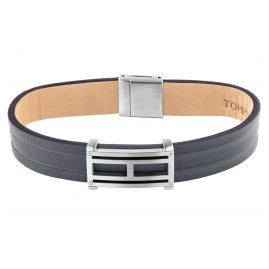Tommy Hilfiger 2790269 Men's Leather Bracelet Grey