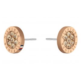 Tommy Hilfiger 2780567 Women's Stud Earrings Rose Gold Plated Stainless Steel