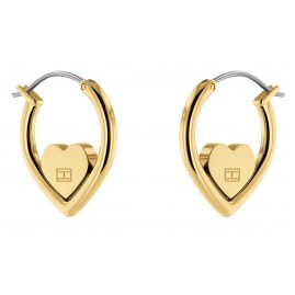 Tommy Hilfiger 2780557 Ladies Heart Earrings Gold Plated Stainless Steel