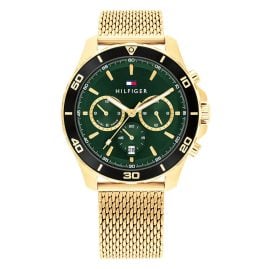 Tommy Hilfiger 1792093 Men's Watch Jordan Multifunction Gold Tone/Green