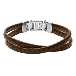 Fossil JF03685040 Men's Bracelet Vintage Casual Brown Leather