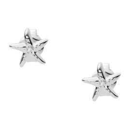 Fossil JFS00571040 Women's Stud Earrings Elliott Star Fish Silver