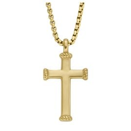 Fossil JF04701710 Unisex Necklace Cross Gold Tone