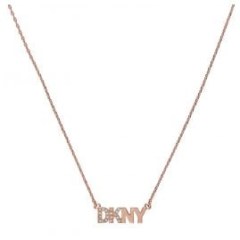 DKNY 5519996 Damen-Halskette Pave Logo Pendant
