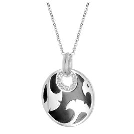 Viventy 789622 Halsschmuck für Damen Silber mit Schwarz