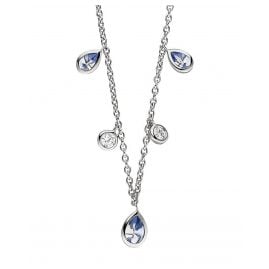 Viventy 782918 Women's Necklace with Blue Drops Silver