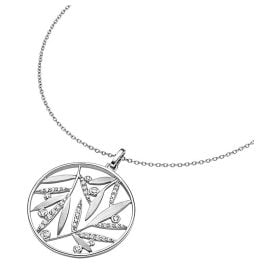 Viventy 785292 Women's Necklace Silver 925 Leaves Cubic Zirconia