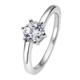 Viventy 781911 Engagement Ring Silver 925 Ladies' Ring Cubic Zirconia