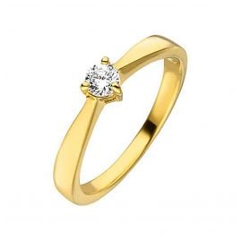 Viventy 784381 Ladies' Engagement Ring Gold Tone