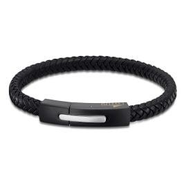 Lotus LS2055-2/2 Men's Leather Bracelet Black