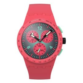 Swatch SUSP100 Armbanduhr Chronograph Paradiso Kinetiko