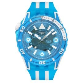 Swatch SSCU09S100 Scubaqua Wristwatch Blue Fire