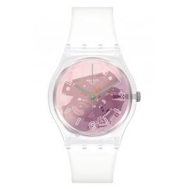 Swatch GE290 Armbanduhr für Damen Pink Disco Fever