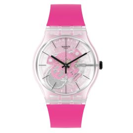 Swatch SO29K107 Women's Wristwatch Pink Daze