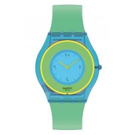 Swatch SS08Z100 Skin Damenuhr Hara Green 01