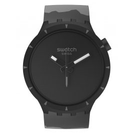 Swatch SB03B110 Big Bold Bioceramic Watch Basalt