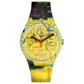 Swatch SUOZ354 Armbanduhr Hollywood Africans By Jean-Michel Basquiat