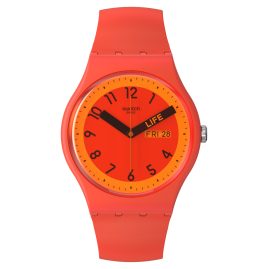 Swatch SO29R705 Armbanduhr Proudly Red