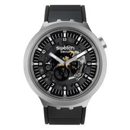 Swatch SB07S105 Big Bold Wristwatch Dark Irony