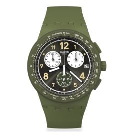 Swatch SUSG406 Men's Watch Chronograph Nothing Basic About Green
