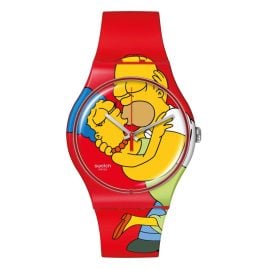 Swatch SO29Z120 Wristwatch The Simpsons Sweet Embrace