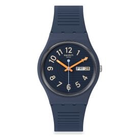 Swatch SO28I700 Wristwatch Trendy Lines at Night