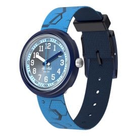 Flik Flak FPNP189 Kinderuhr Quench in Blue Set mit SIGG Flasche