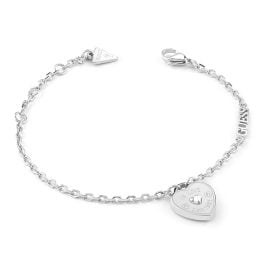 Guess JUBB05057JWRHL Damen-Armband Heart Charm L