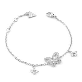 Guess JUBB05113JWRHS Damen-Armband Lily Schmetterling S