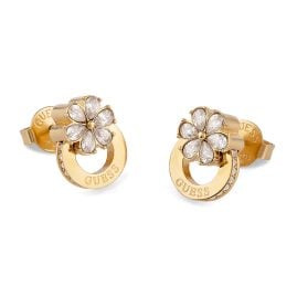 Guess JUBE05108JWYG Damen-Ohrringe Ohrstecker Lily Flower