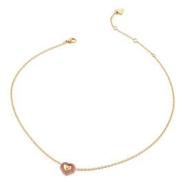 Guess JUBN05007JWYGPK Damen-Halskette mit Herz Goldfarben