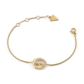 Guess JUBB05527JWYGS Women's Bracelet Heart Gold Tone S