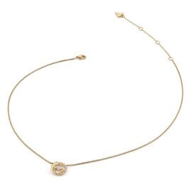 Guess JUBN05526JWYGT/U Women's Necklace Wrapped Heart Gold Tone