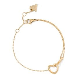 Guess JUBB05531JWYGS Women's Bracelet Infinity Heart Gold Tone S