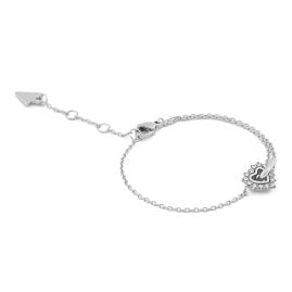 Guess JUBB05534JWRHS Damen-Armband Infinity Herz Kristall S