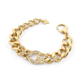 Guess JUBB05433JWYGS Women's Bracelet G Pave Gold Tone S