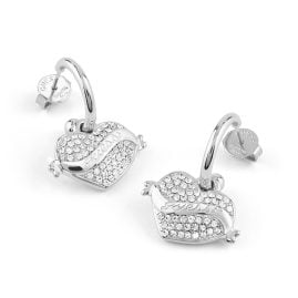 Guess JUBE05477JWRHT/U Women's Hoop Earrings Heart