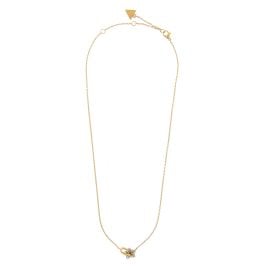 Guess JUBN05537JWYG Damen-Kette Stern mit Kristallen Goldfarben