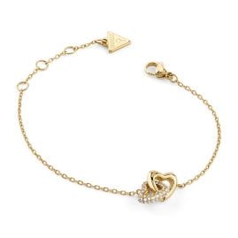 Guess JUBB06014JWYGS Damen-Armband Herzen Goldfarben
