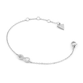 Guess JUBB06048JWRHS Damen-Armband Unendlichkeitszeichen Silberfarben