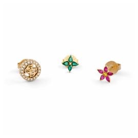 Guess JUBE06038JWYGMCT/U Women's Earrings Set of 3 Gold Tone